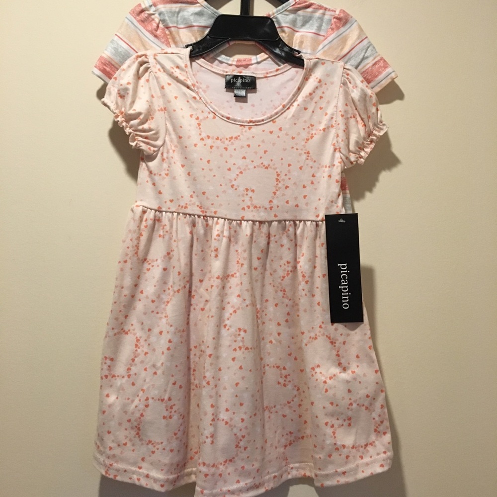 NWT Picapino Toddler Girls’ Dresses Set of 2 (Size 3T)